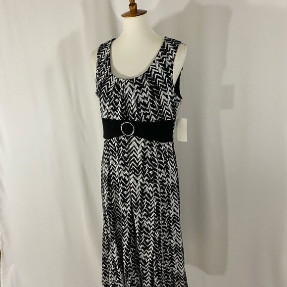 NWT Perception Black and White Dress - Picture 2 of 7